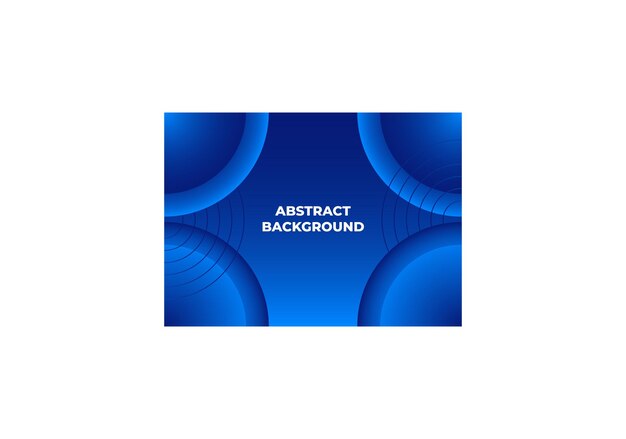 modern landscape banner slanted circle blue and white business company rectangular design size