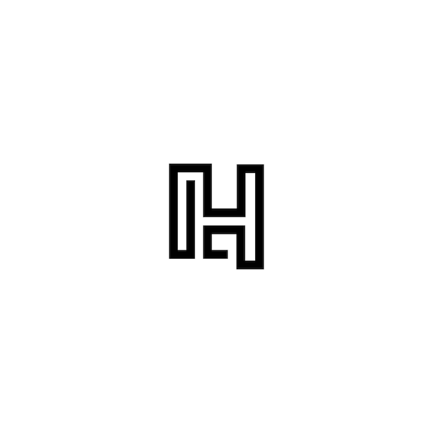 Modern Letter H logo vector design template