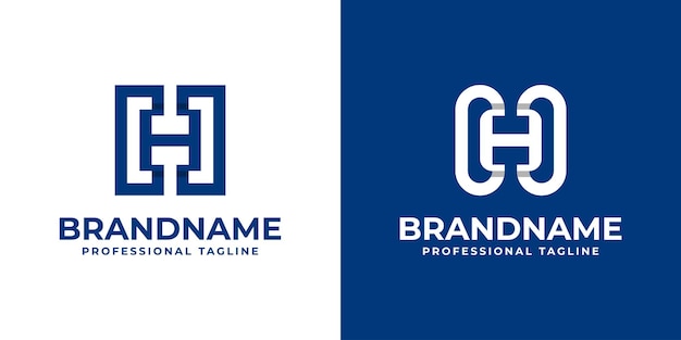 Modern Letter HH Monogram Logo suitable for business with HH initials