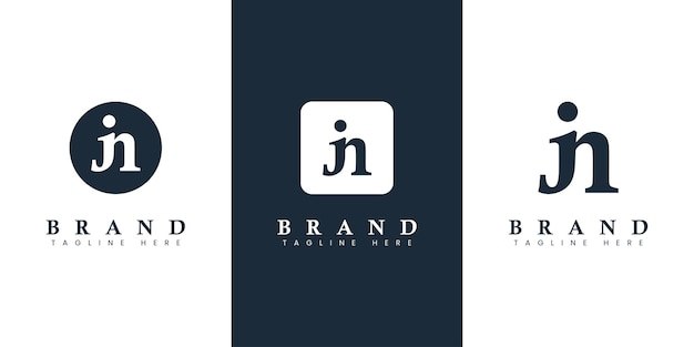 Modern Letter JN Logo suitable for any business or identity with JN or NJ initials