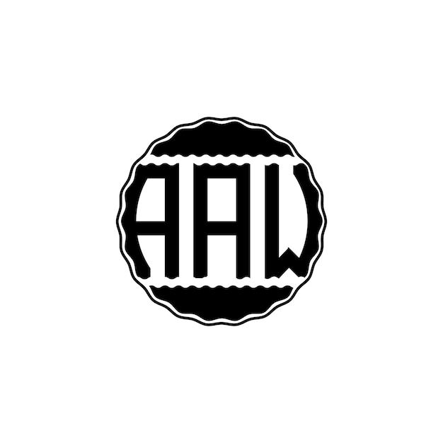 Modern Letter Logo 'AAW'