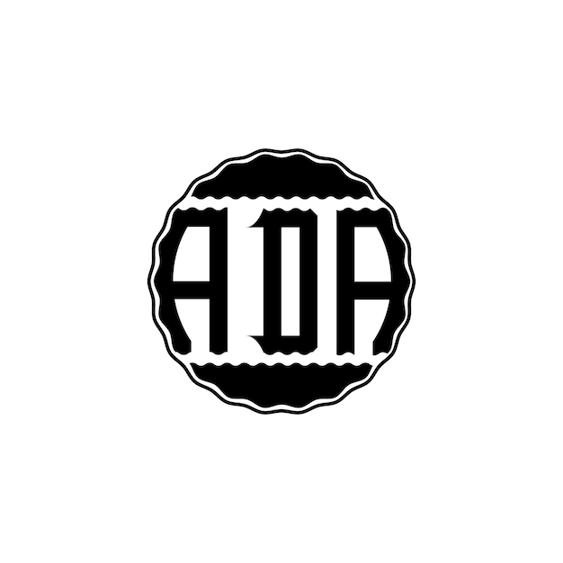 Modern Letter Logo 'ADA'