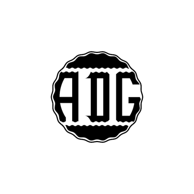 Modern Letter Logo 'ADG'