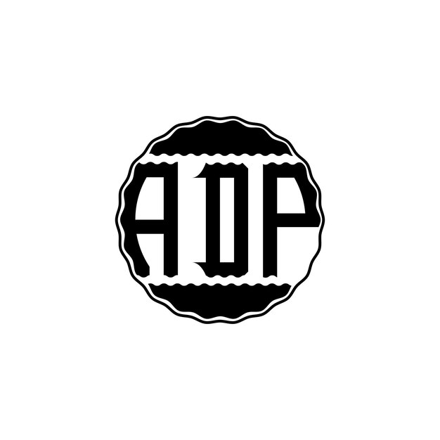 Modern Letter Logo 'ADP'