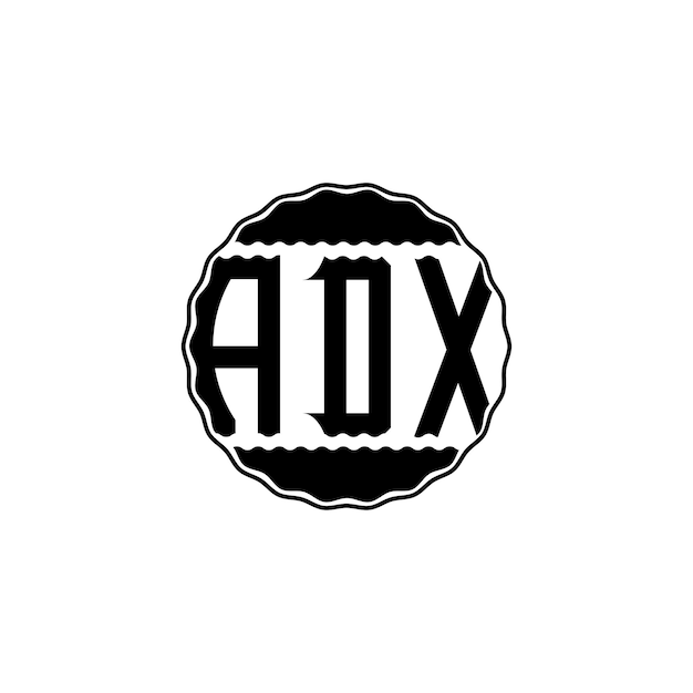 Modern Letter Logo 'ADX'