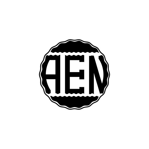 Modern Letter Logo 'AEN'