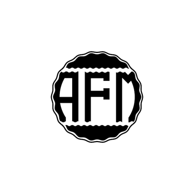 Modern Letter Logo 'AFM'