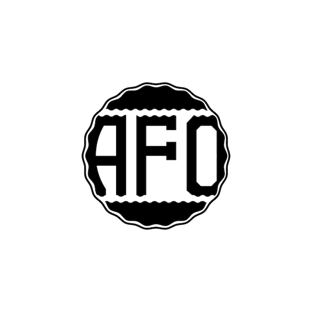 Modern Letter Logo 'AFO'