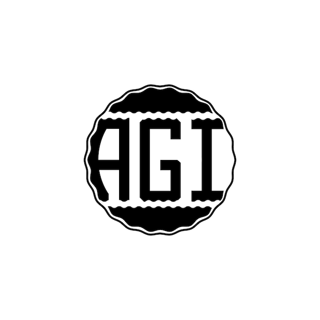 Modern Letter Logo 'AGI'