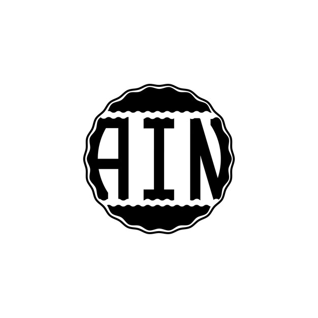 Modern Letter Logo 'AIN'