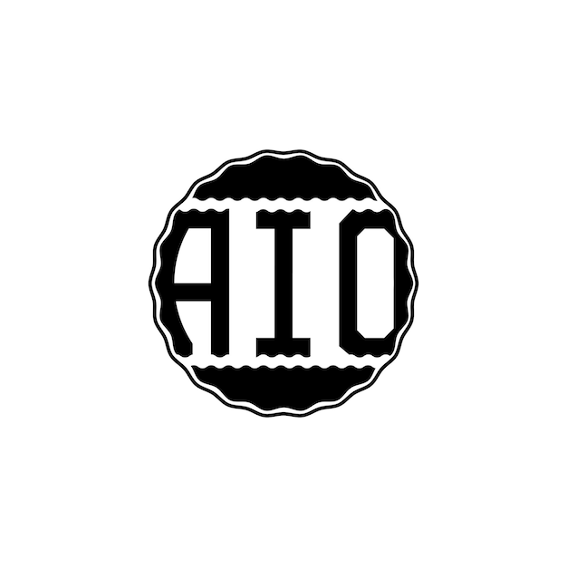 Modern Letter Logo 'AIO'