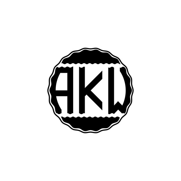 Modern Letter Logo 'AKZ'