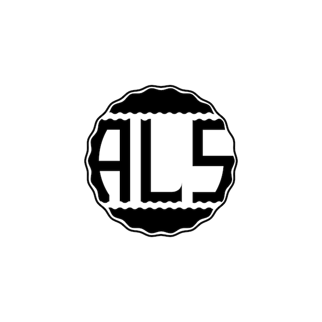 Modern Letter Logo 'ALS'