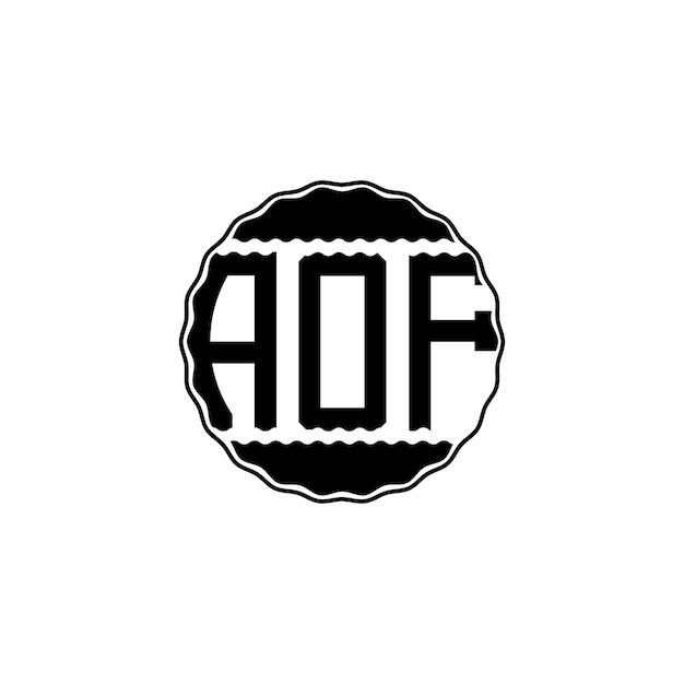 Modern Letter Logo 'AOF'