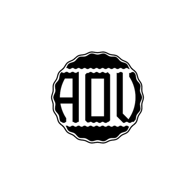 Modern Letter Logo 'AOV'