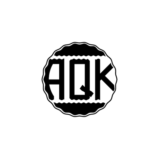 Modern Letter Logo 'AQK'