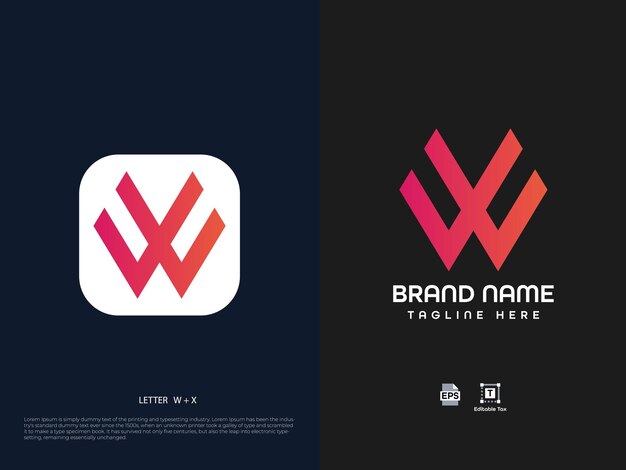 modern letter logo design