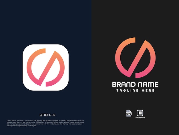 modern letter logo design