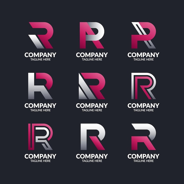 Modern Letter R Logo Design Collection