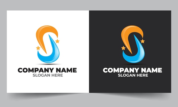 modern letter s abstract logo concept