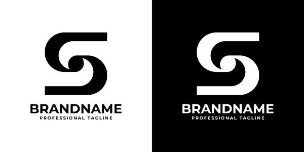 Modern Letter S Logo suitable for any business with S initials