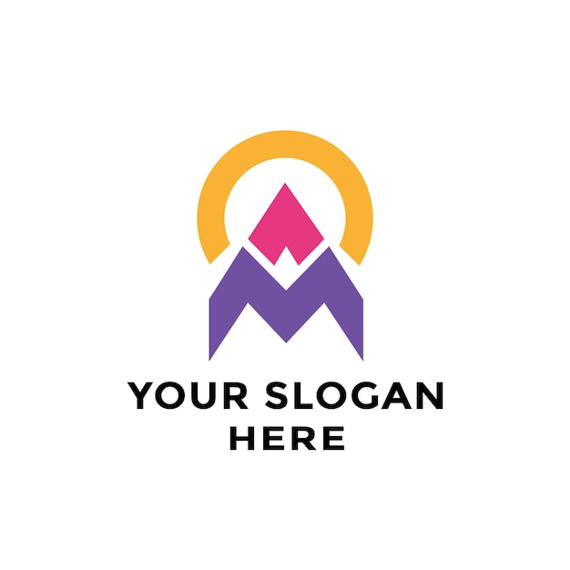 Modern logo design brand identity vector