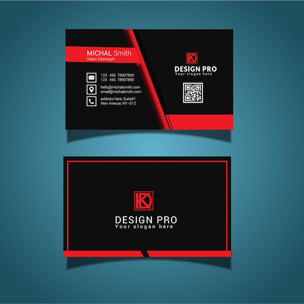 Modern luxury business card design