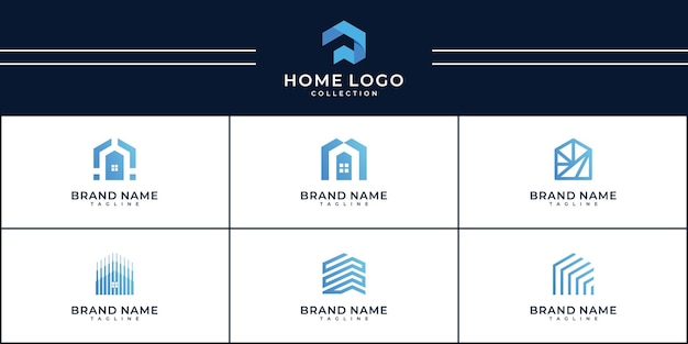 Modern and luxury home logo design inspiration