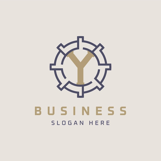 Modern and Luxury Letter Y Logo Design Minimal Universal T Icon