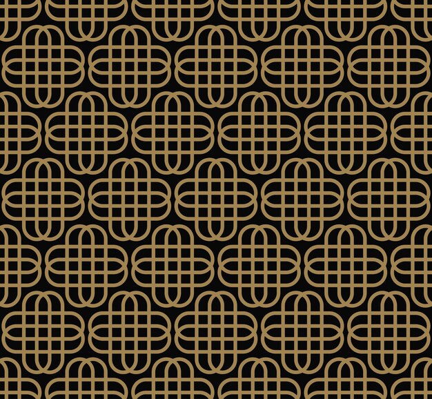 Modern Luxury stylish geometric textures with lines seamless patterns