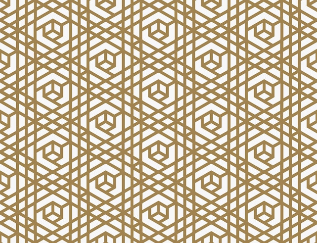 Modern Luxury stylish geometric textures with lines seamless patterns