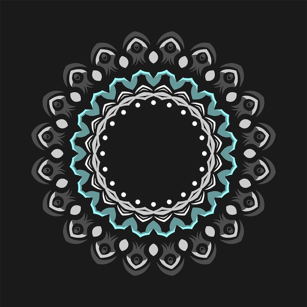 Modern mandala art illustration vector design