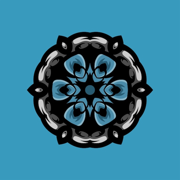 Modern mandala art illustration vector design