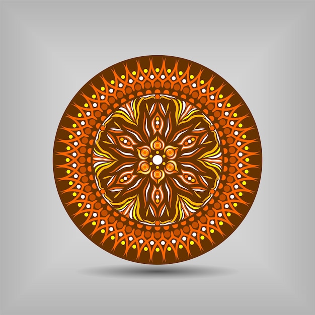 Modern mandala art illustration vector design