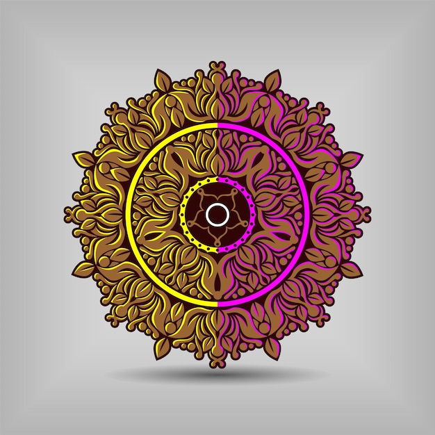 Modern mandala art illustration vector design