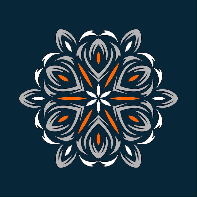 Modern mandala art illustration vector design