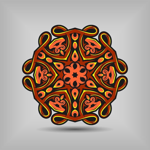 Modern mandala art illustration vector design