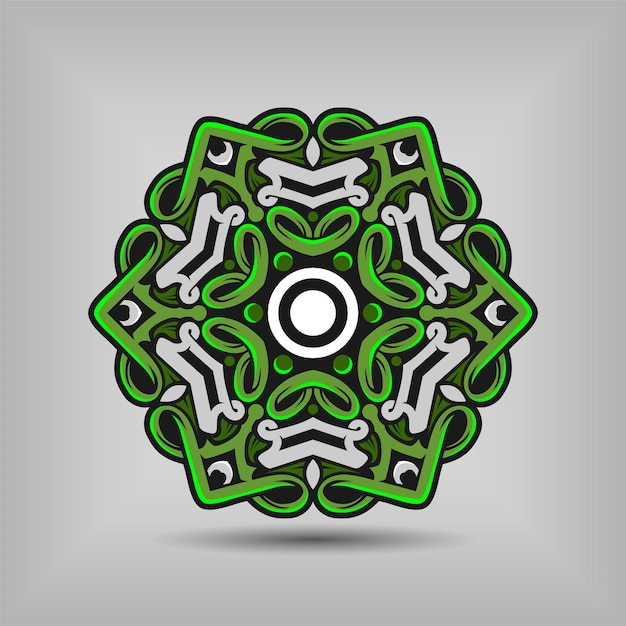 Modern mandala art illustration vector design