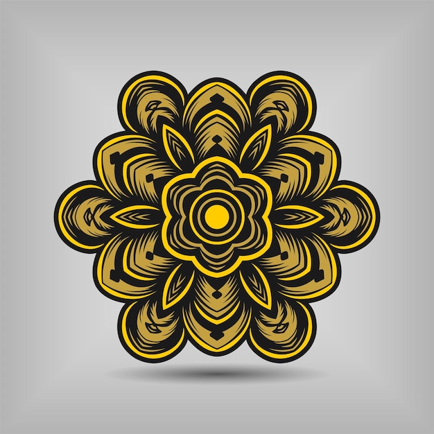 Modern mandala art illustration vector design