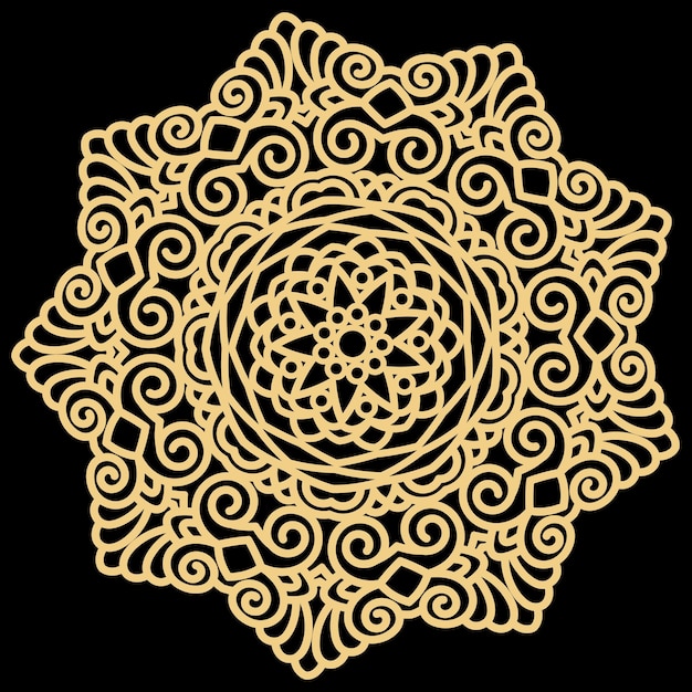 Modern Mandala Design Vector Very nice