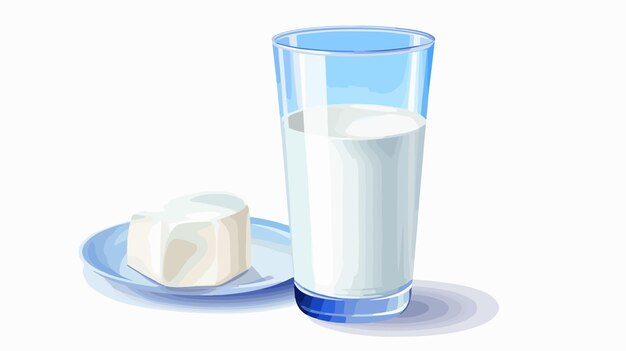 Vector modern milk icon vector illustration