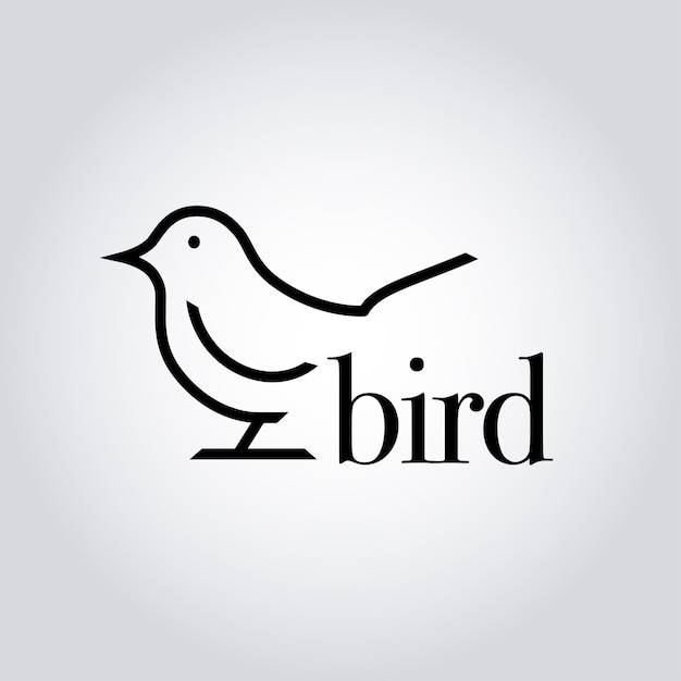 Modern Minimal Bird Logo Vector Design for Contemporary and Trendsetting Brands