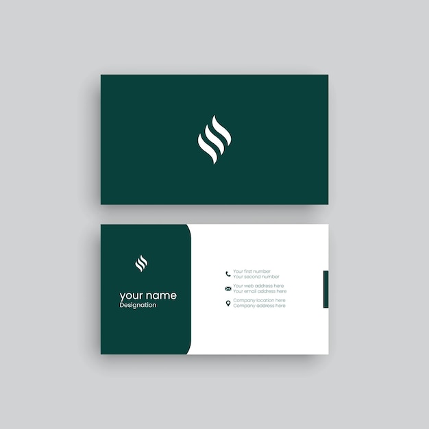 Modern and minimal business card design