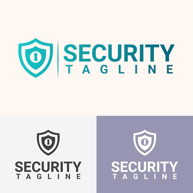 Modern Minimal Security Company Logo