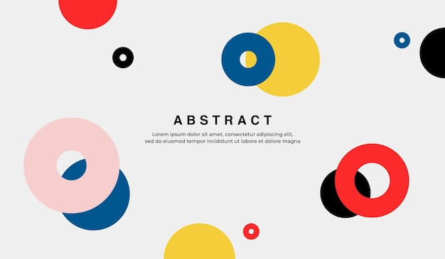 Modern minimalist abstract background design