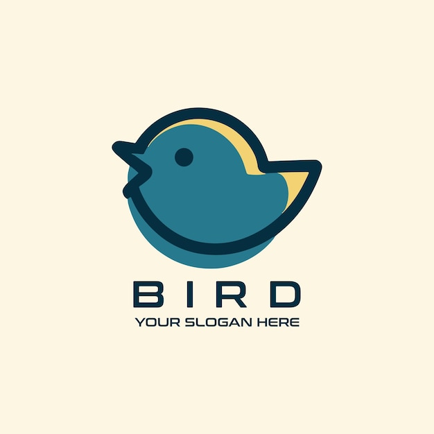 Modern Minimalist Bird Logo