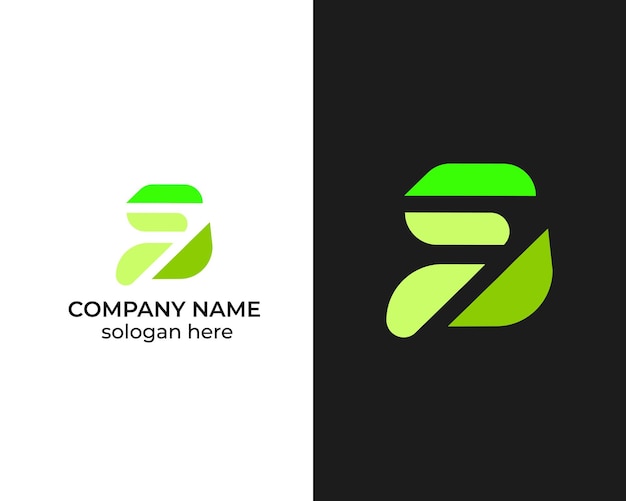 Modern monogram SD creative logo design template