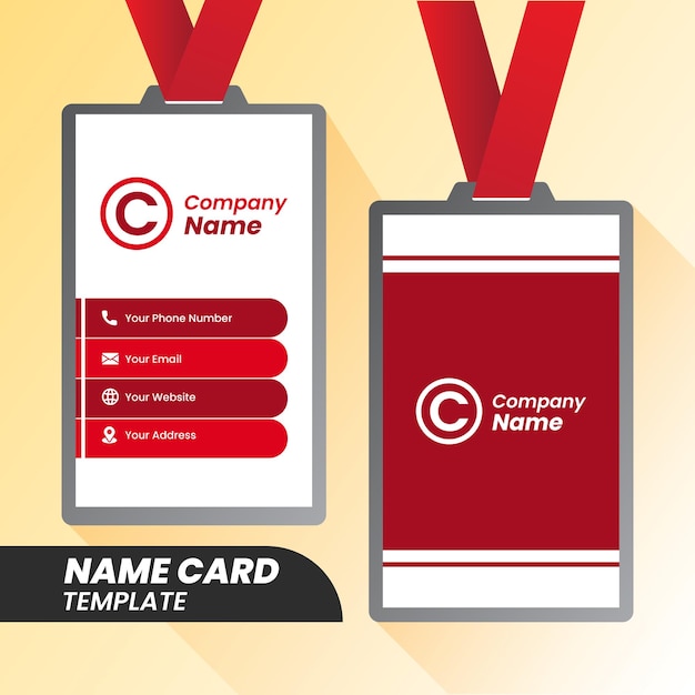 Modern name Card - Creative and Clean name Card Template.