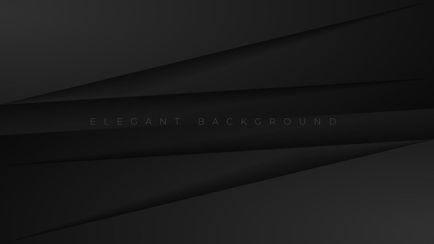 Modern overlap black layer background