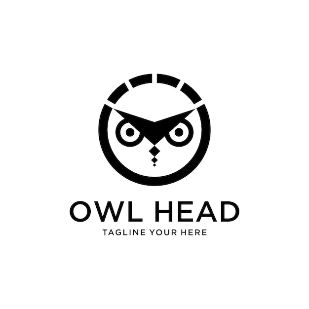 Modern owl logo design vector icon concept vector illustration